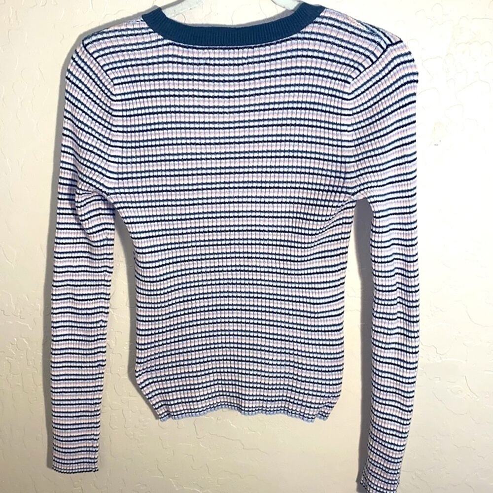 American eagle ribbed striped long sleeve shirt - Picture 4 of 6